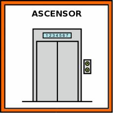 ASCENSOR - Pictograma (color)