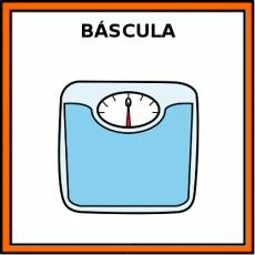BÁSCULA (BAÑO) - Pictograma (color)