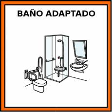 BAÑO ADAPTADO - Pictograma (color)