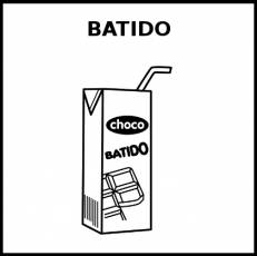BATIDO - Pictograma (blanco y negro)