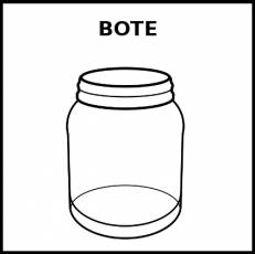 BOTE - Pictograma (blanco y negro)