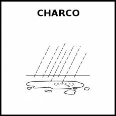 CHARCO - Pictograma (blanco y negro)