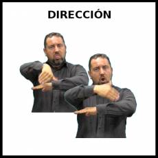 DIRECCIÓN (DE UNA CALLE) - Signo
