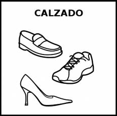 CALZADO - Pictograma (blanco y negro)