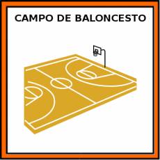 CAMPO DE BALONCESTO - Pictograma (color)