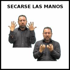 SECARSE LAS MANOS - Signo