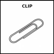 CLIP - Pictograma (blanco y negro)
