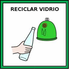 RECICLAR VIDRIO - Pictograma (color)