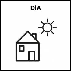 DÍA - Pictograma (blanco y negro)
