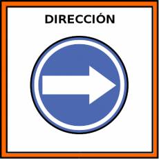 DIRECCIÓN (DE UNA CALLE) - Pictograma (color)