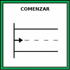 COMENZAR - Pictograma (color)