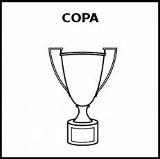 COPA (TROFEO) - Pictograma (blanco y negro)