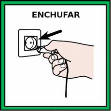 ENCHUFAR - Pictograma (color)