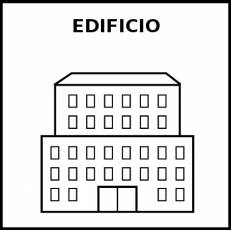 EDIFICIO - Pictograma (blanco y negro)