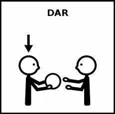 DAR - Pictograma (blanco y negro)