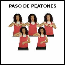 PASO DE PEATONES - Signo