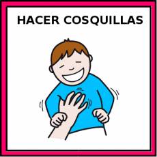 HACER COSQUILLAS - Pictograma (color)
