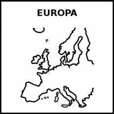 EUROPA - Pictograma (blanco y negro)
