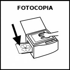FOTOCOPIA - Pictograma (blanco y negro)