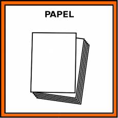 PAPEL (FOLIO) - Pictograma (color)