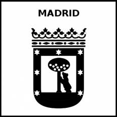 MADRID (MUNICIPIO) - Pictograma (blanco y negro)