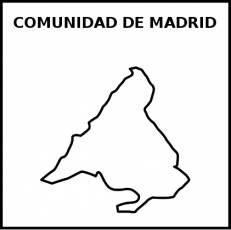 COMUNIDAD DE MADRID - Pictograma (blanco y negro)
