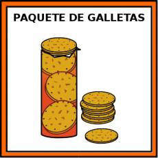 PAQUETE DE GALLETAS - Pictograma (color)