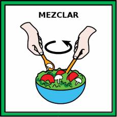 MEZCLAR - Pictograma (color)