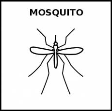 MOSQUITO - Pictograma (blanco y negro)