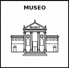 MUSEO - Pictograma (blanco y negro)