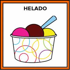 HELADO (DULCE) - Pictograma (color)