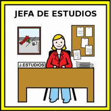 JEFA DE ESTUDIOS - Pictograma (color)