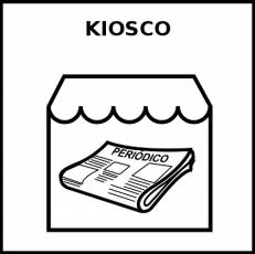 KIOSCO - Pictograma (blanco y negro)