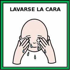LAVARSE LA CARA - Pictograma (color)