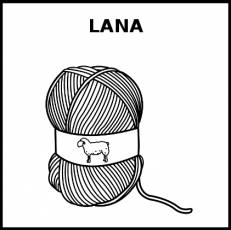 LANA - Pictograma (blanco y negro)
