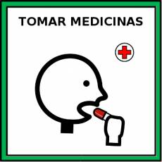 TOMAR MEDICINAS - Pictograma (color)