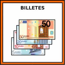 BILLETES (DINERO) - Pictograma (color)