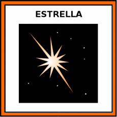ESTRELLA (ASTRO) - Pictograma (color)