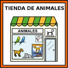 TIENDA DE ANIMALES - Pictograma (color)