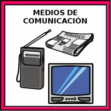 MEDIOS DE COMUNICACIÓN - Pictograma (color)