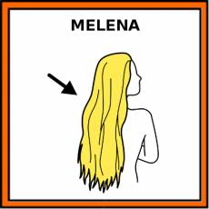 MELENA - Pictograma (color)