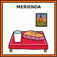 MERIENDA - Pictograma (color)