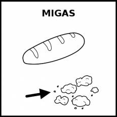 MIGAS - Pictograma (blanco y negro)