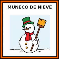 MUÑECO DE NIEVE - Pictograma (color)