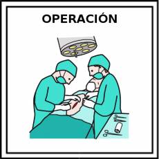 OPERACIÓN (QUIRÚRGICA) - Pictograma (color)