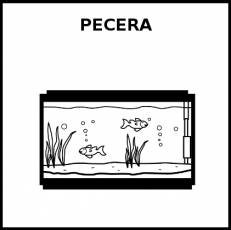 PECERA - Pictograma (blanco y negro)