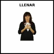 LLENAR (UN VASO) - Signo
