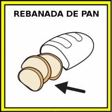 REBANADA DE PAN - Pictograma (color)