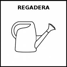 REGADERA - Pictograma (blanco y negro)