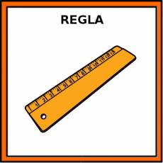 REGLA (MEDIDA) - Pictograma (color)